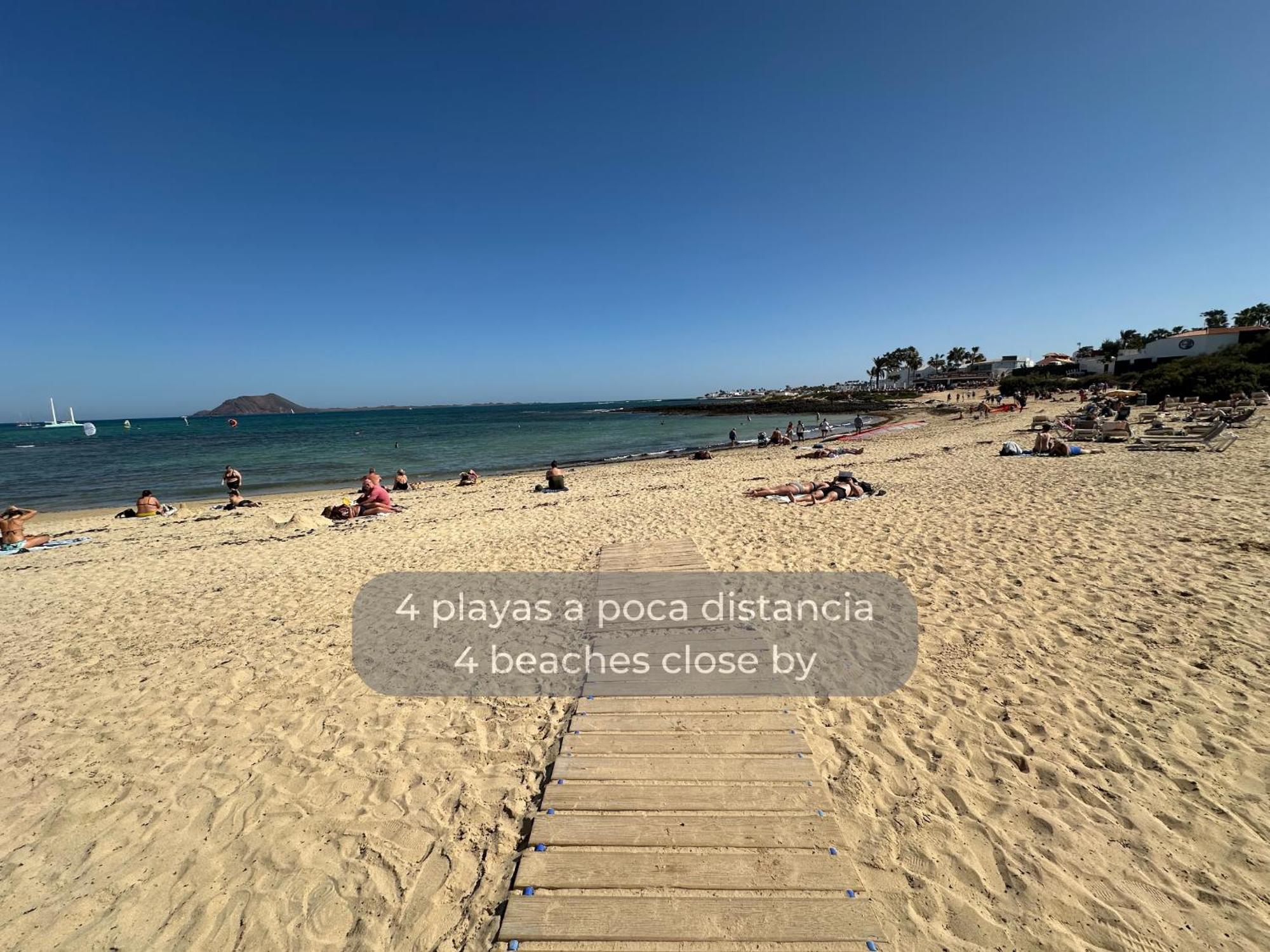 Canelita Con Piscina, Soleada Terraza Amplia Wifi Y Parking Corralejo Luaran gambar